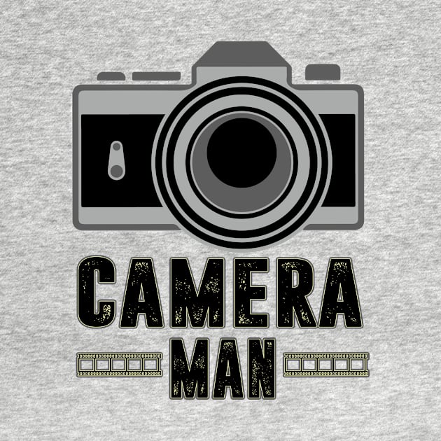 Camera Man - Photographer Guy Photography Hobby Gift by ScottsRed